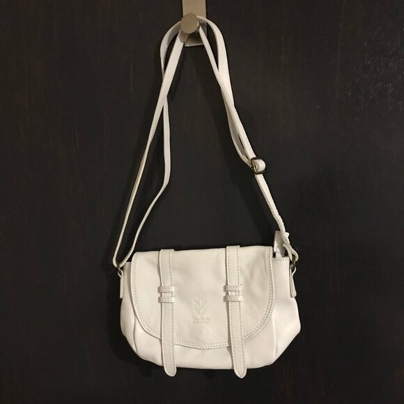 Vera Pelle Ladies White Leather Purse/Shoulder Bag NEW WITHOUT TAGS - Picture 1 of 6